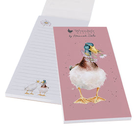 MAGNETIC SHOPPING PAD - DUCK & DAISIES