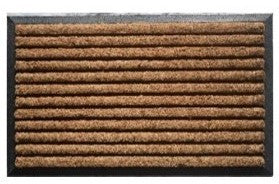 DOORMAT RUBBER BACKED HORIZONTAL STRIPES