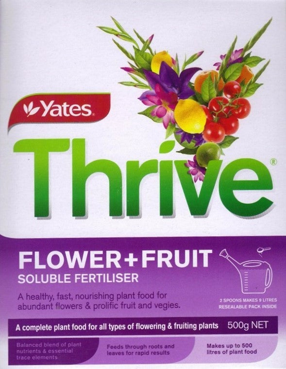 THRIVE FLOWER AND FRUIT 500G CARTON