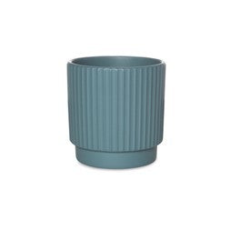 CONNER COVER POT ISLAND TEAL 12CM