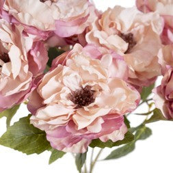 PEONY BOUQUET WITH 7 HEADS DUSTY PINK - ARTIFICIAL