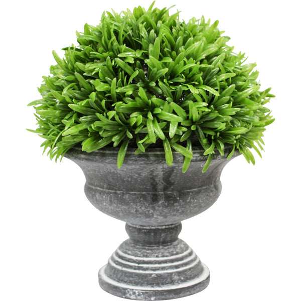 URN WITH GRASS - ARTIFICIAL