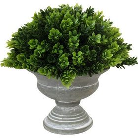 URN WITH MOSS - ARTIFICIAL
