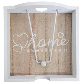 NAPKIN HOLDER HOME IS WHERE THE HEART IS