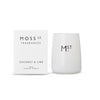 MOSS ST CANDLE COCONUT AND LIME 320G