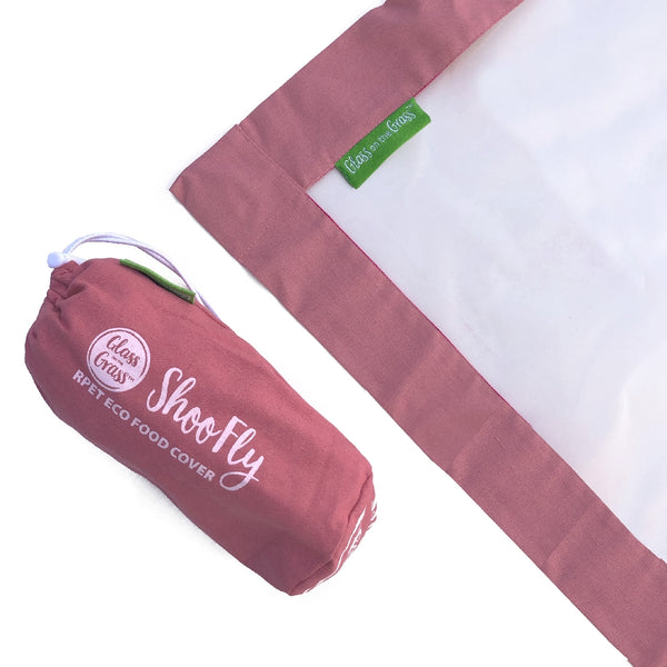 SHOOFLY ECO FOOD COVER - 60X100CM - DUSTY ROSE